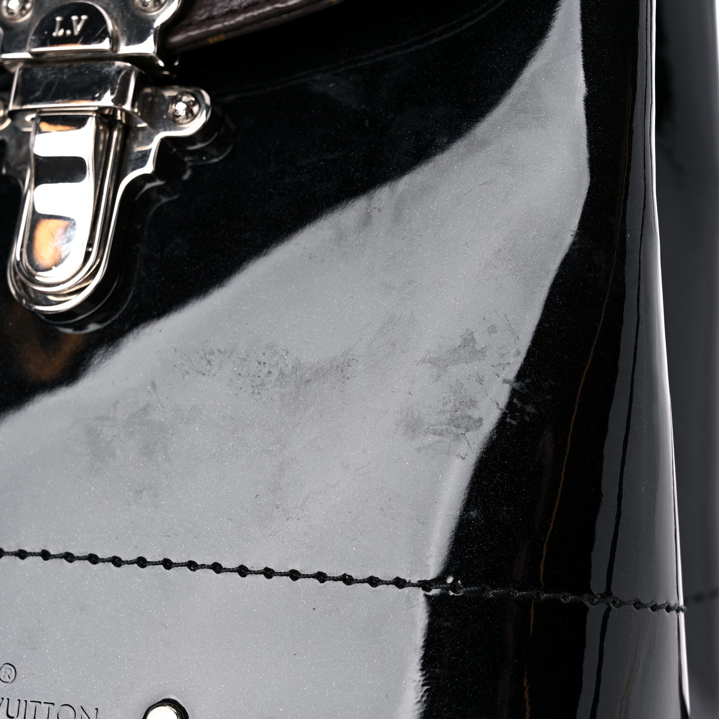 Patent Monogram Hot Springs Backpack Black