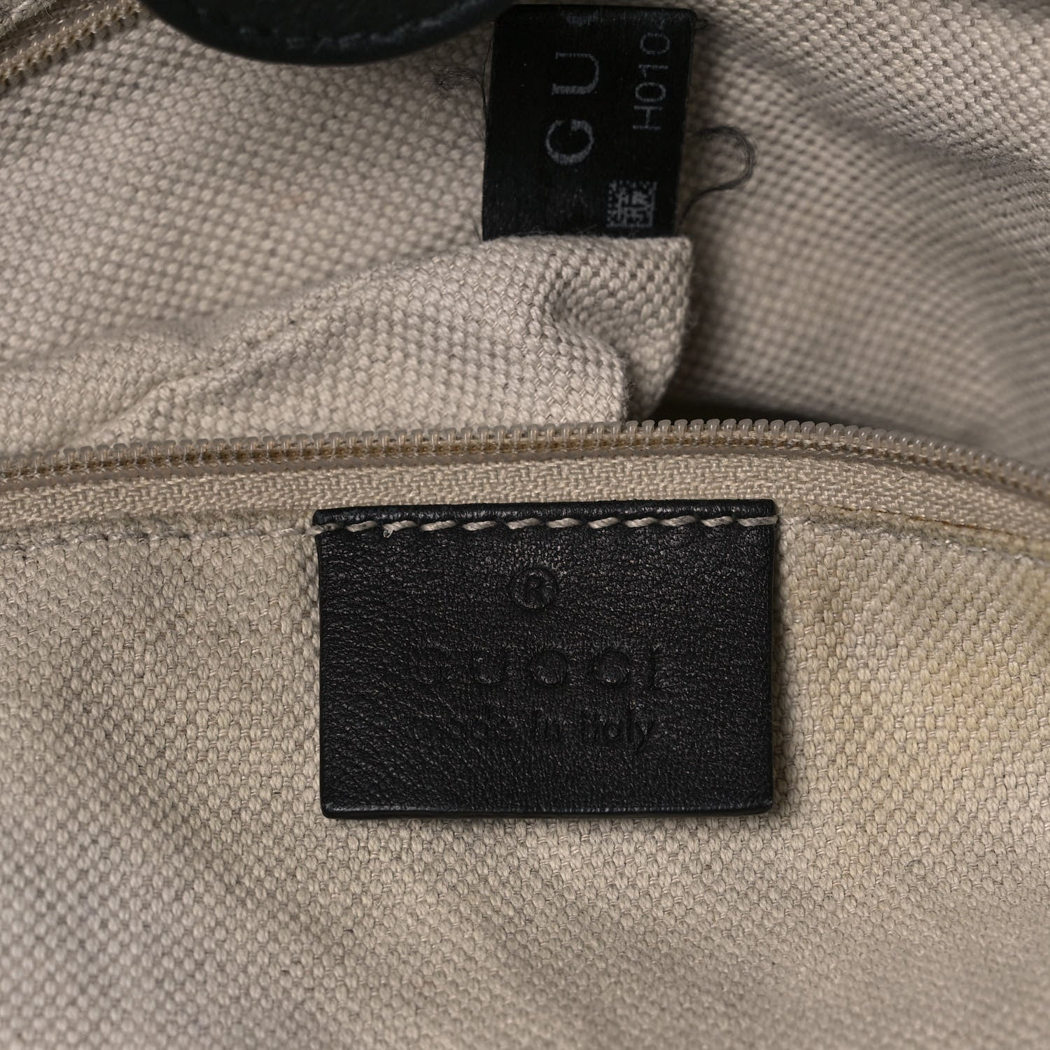 Gucci Guccissima Medium Sukey Tote Black 6 of 13