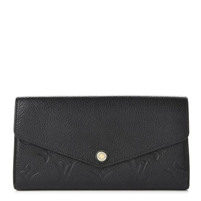 Louis Vuitton Empreinte Sarah Wallet NM Black 1 of 20