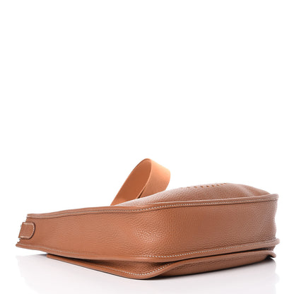 Hermes Taurillon Clemence Evelyne III PM Gold 4 of 11