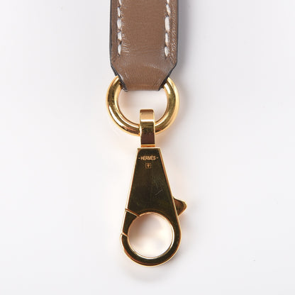 Hermes Tadelakt Kelly Retourne 28 Etoupe 24 of 36