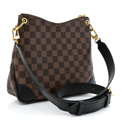Louis Vuitton Damier Ebene Odeon PM Black 3 of 13