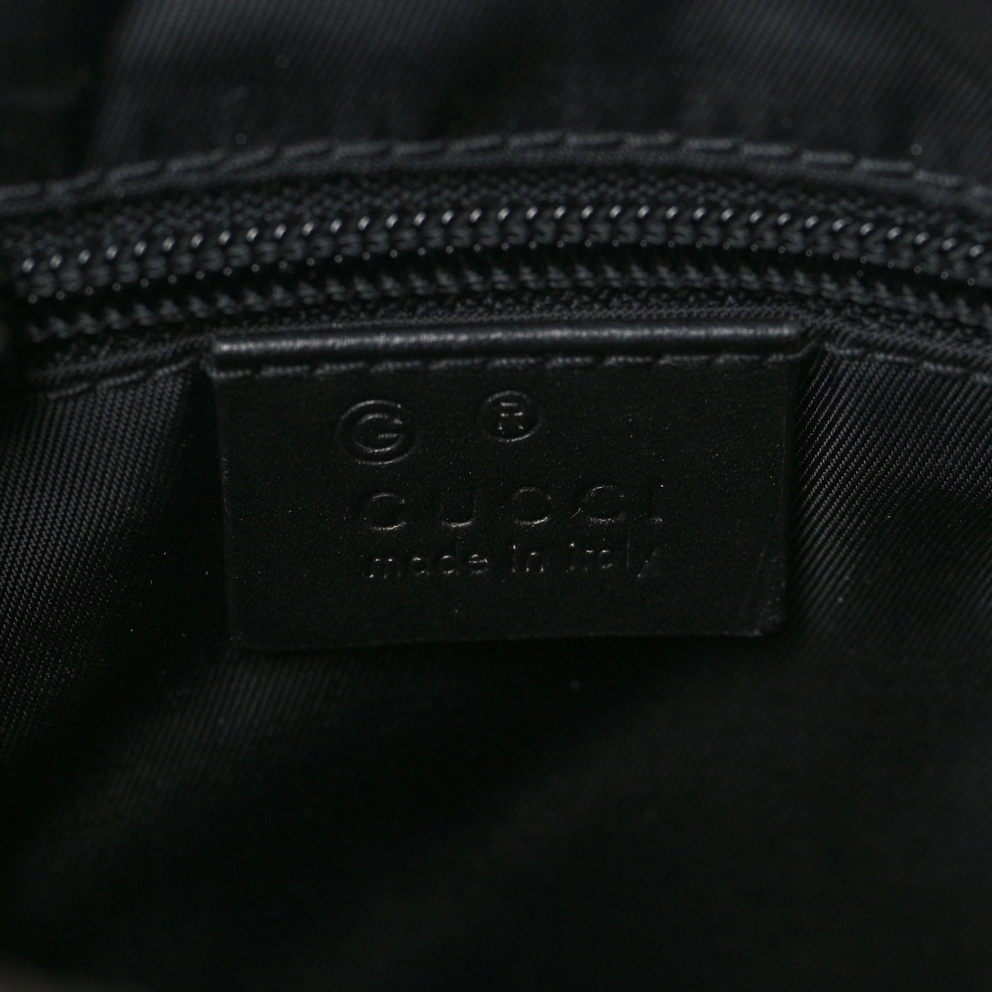 Techno Canvas Selleria Calfskin Web Small Flat Messenger Bag Black
