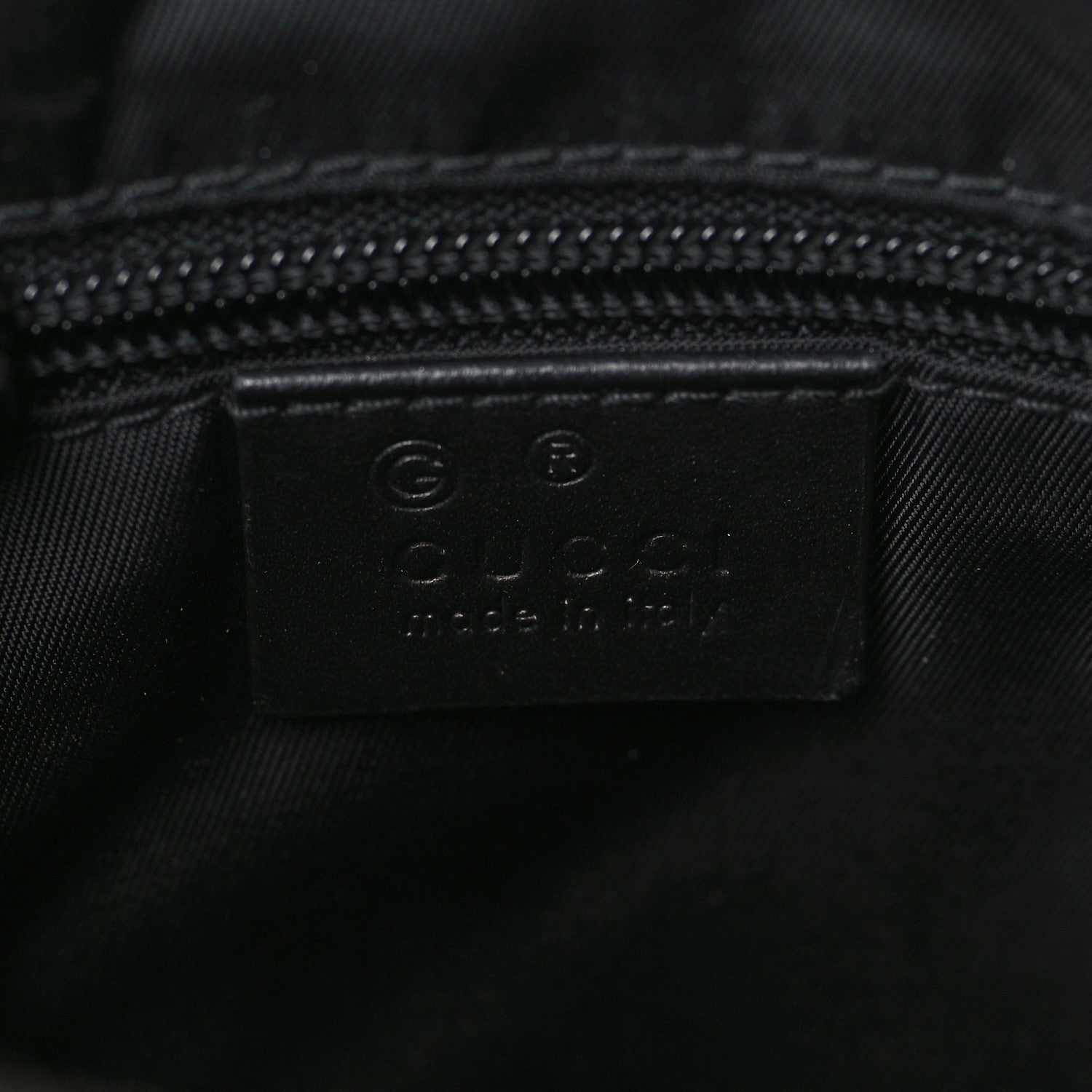 Gucci Techno Canvas Selleria Calfskin Web Small Flat Messenger Bag Black 5 of 8