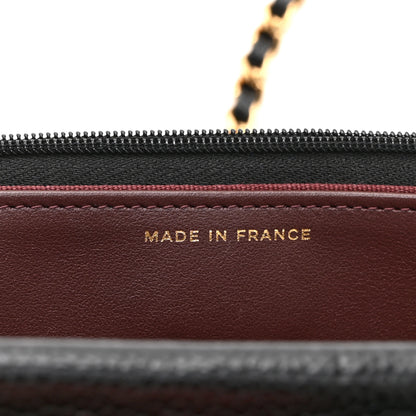 Chanel Caviar Quilted Wallet on Chain WOC Black 7 of 11
