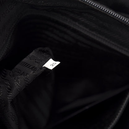 Prada Nylon Vela Messenger Bag Black 7 of 10