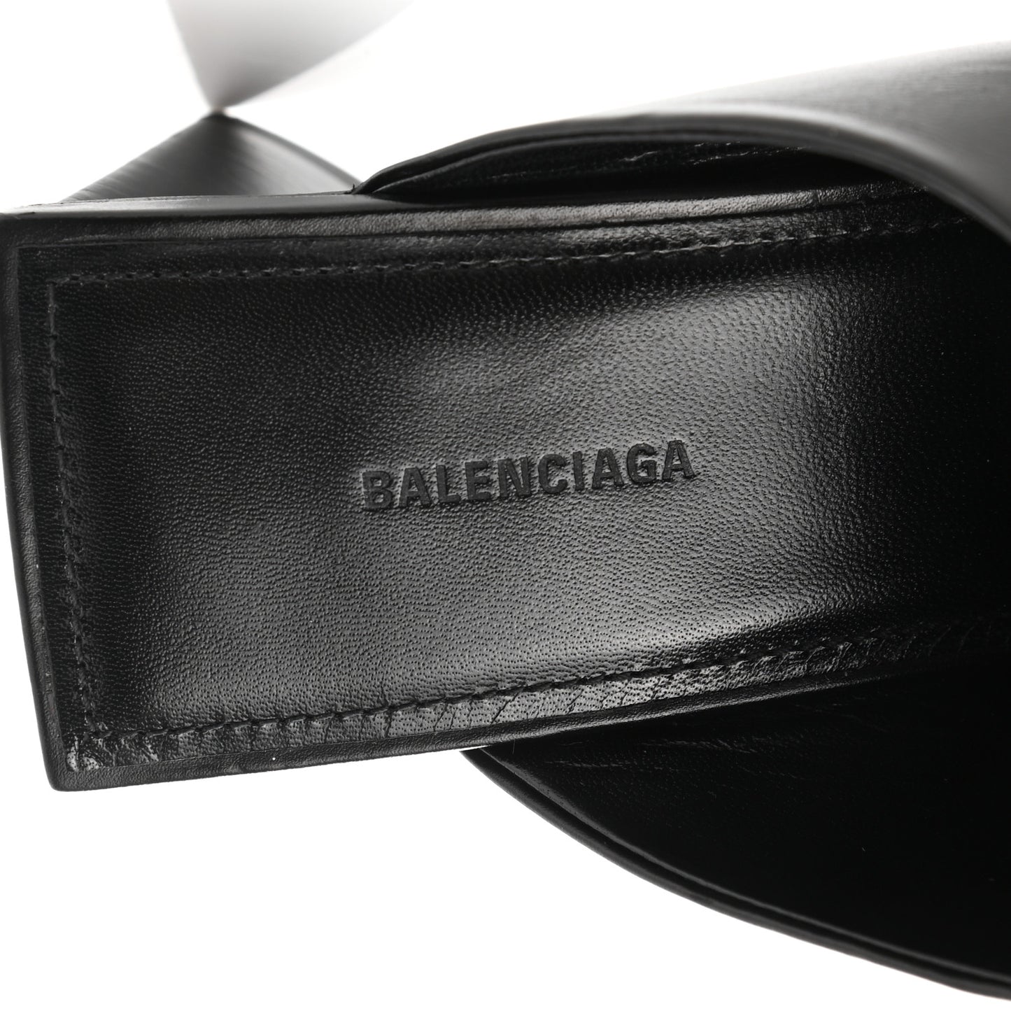 Smooth Calfskin Moon 60mm Sandals 38 Black