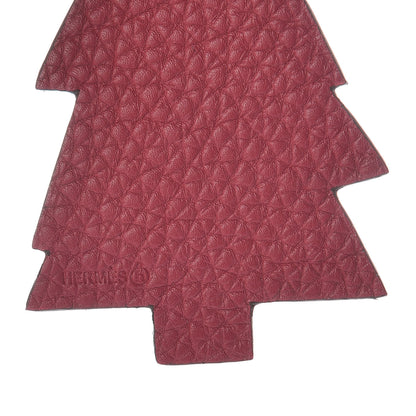 Hermes Togo Epsom Petit H Pine Tree Bag Charm 3 of 4