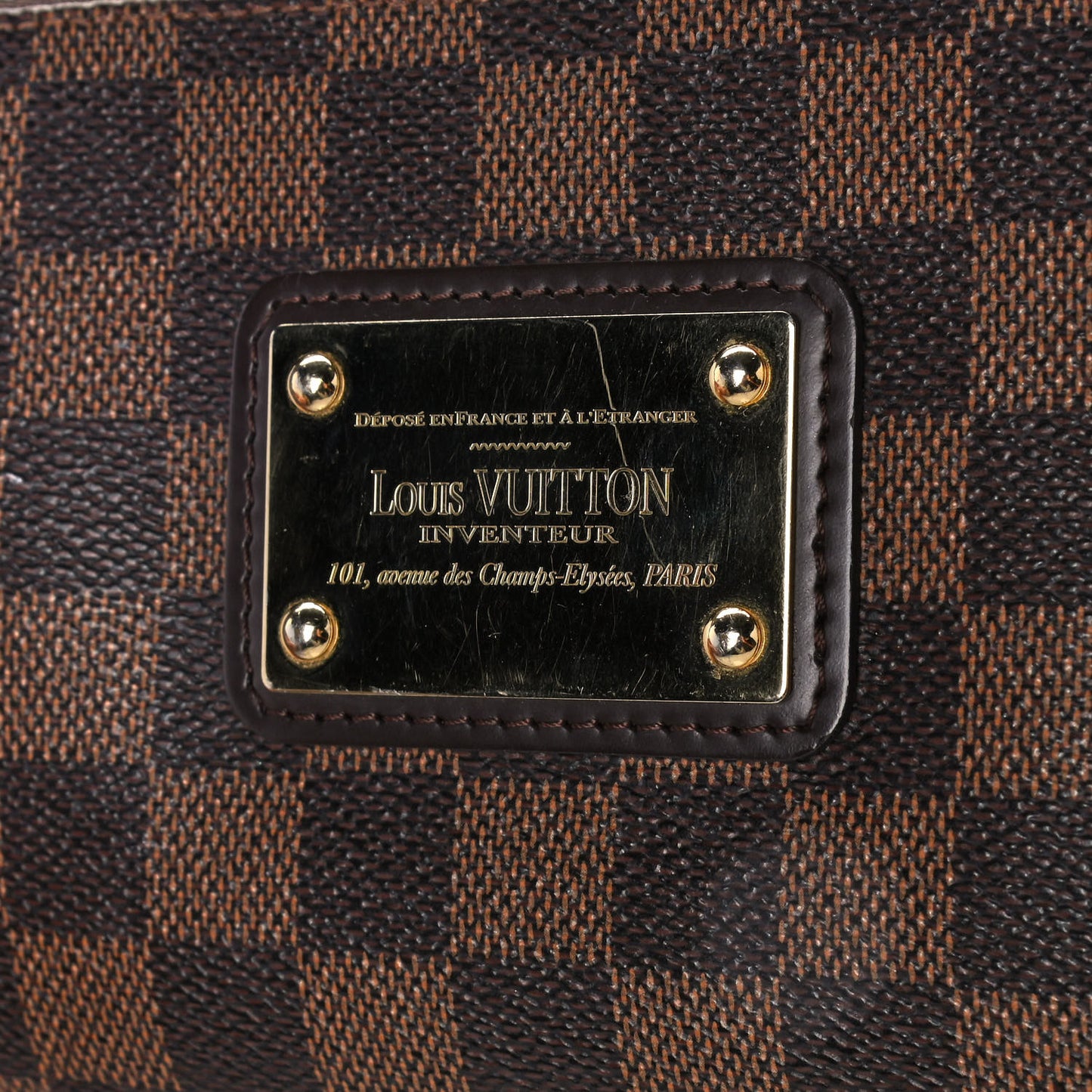 Damier Ebene Eva Clutch