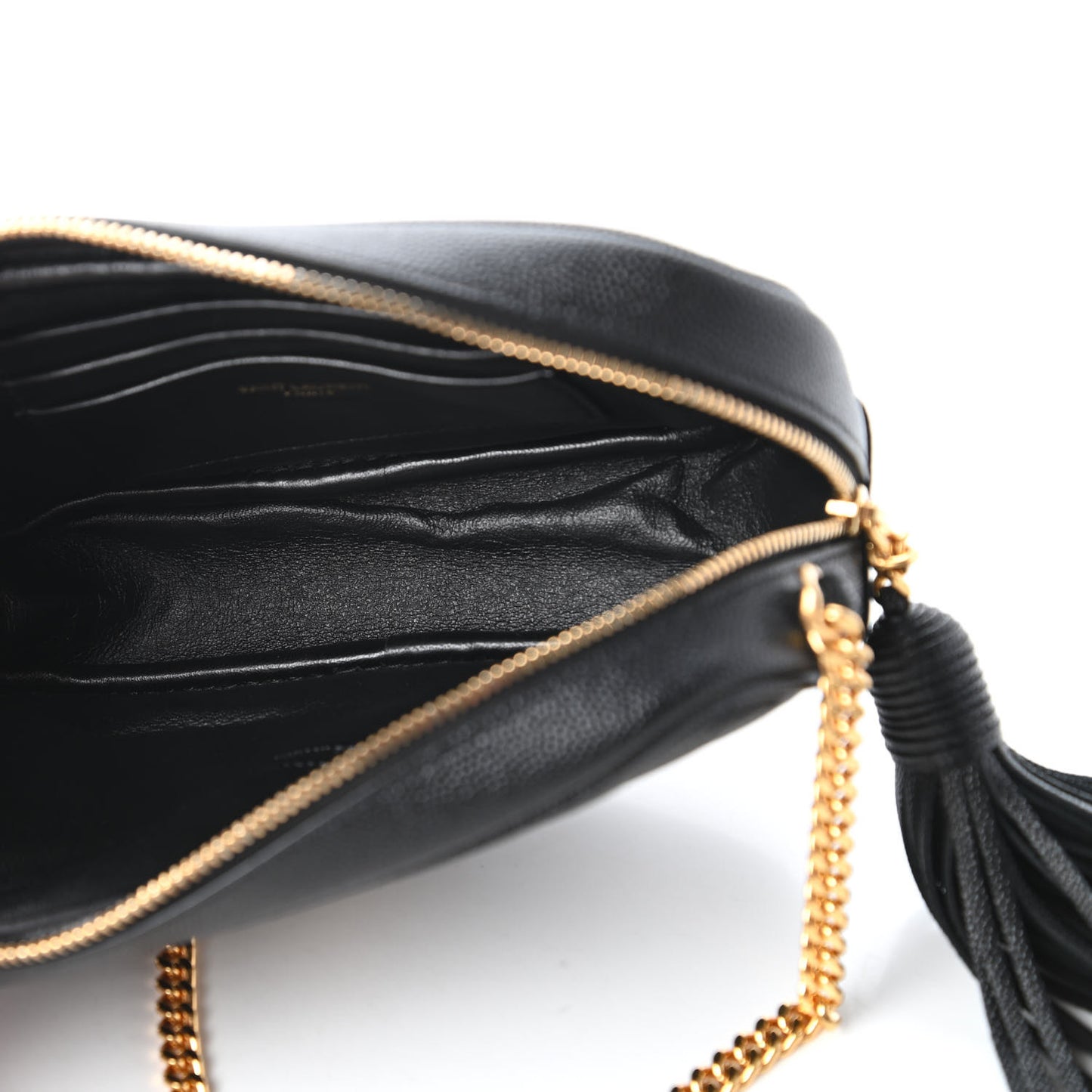 Grain De Poudre Matelasse Monogram Mini Lou Camera Bag Black