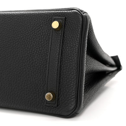 Hermes Togo Birkin 25 Black 10 of 17
