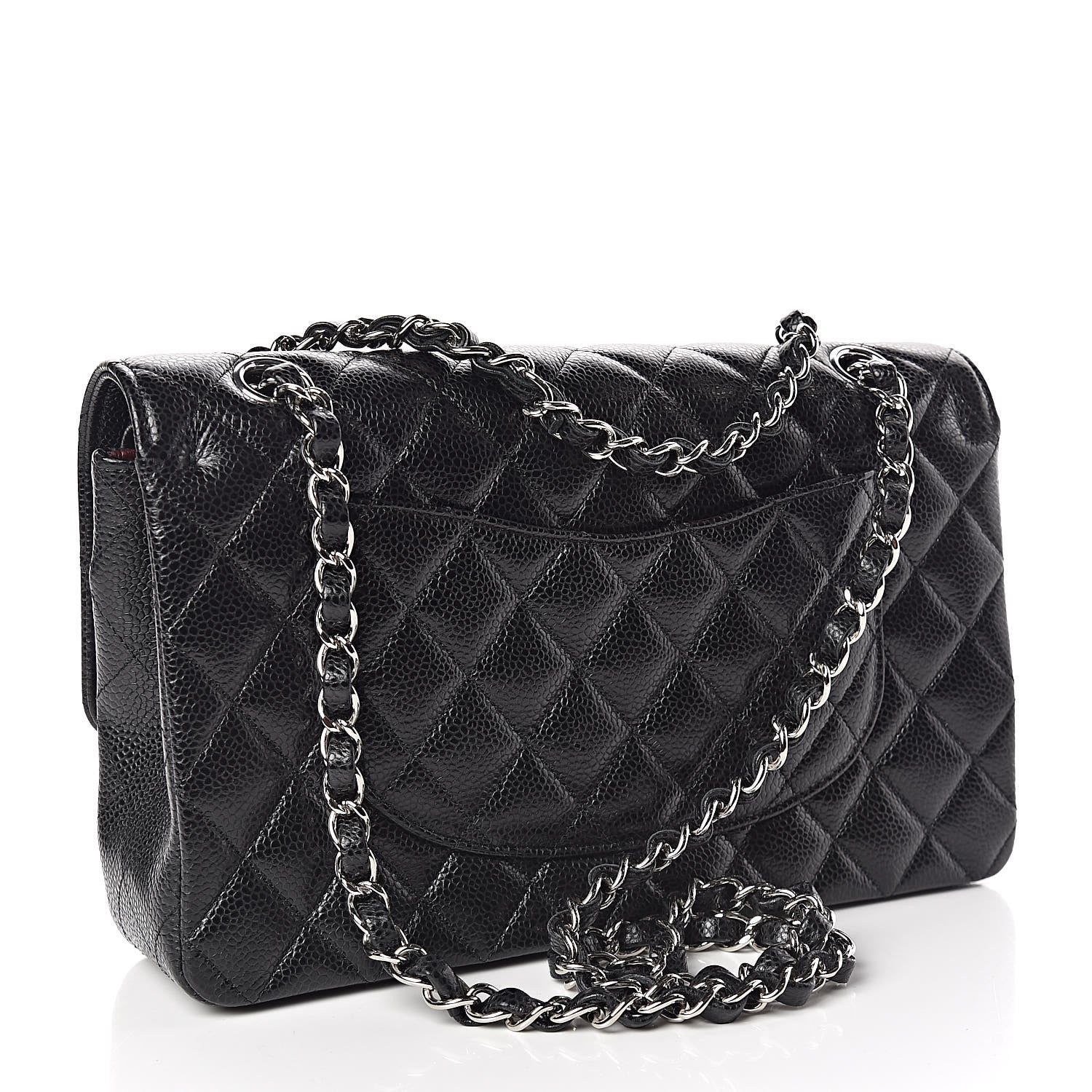 Chanel Caviar Quilted Medium Double Flap Black 3 of 10