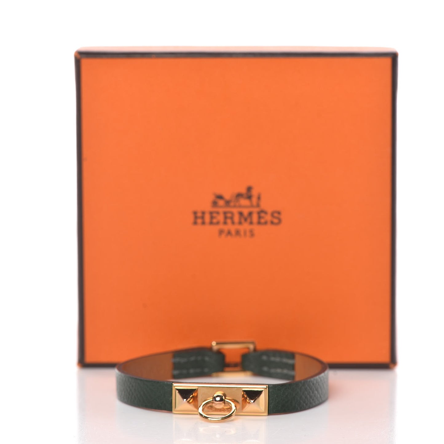 Epsom Micro Kelly Bracelet S Vert Anglais