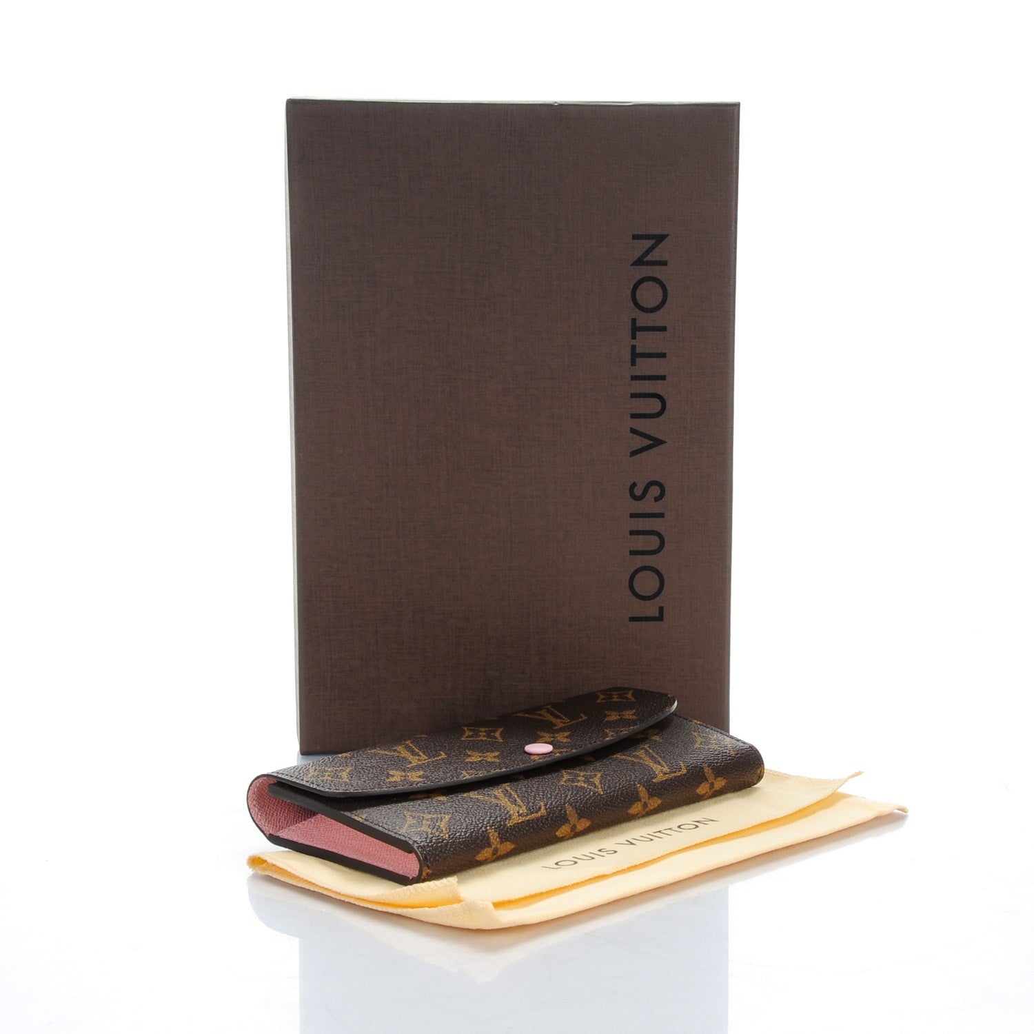 Louis Vuitton Monogram Emilie Wallet Rose Ballerine 4 of 7