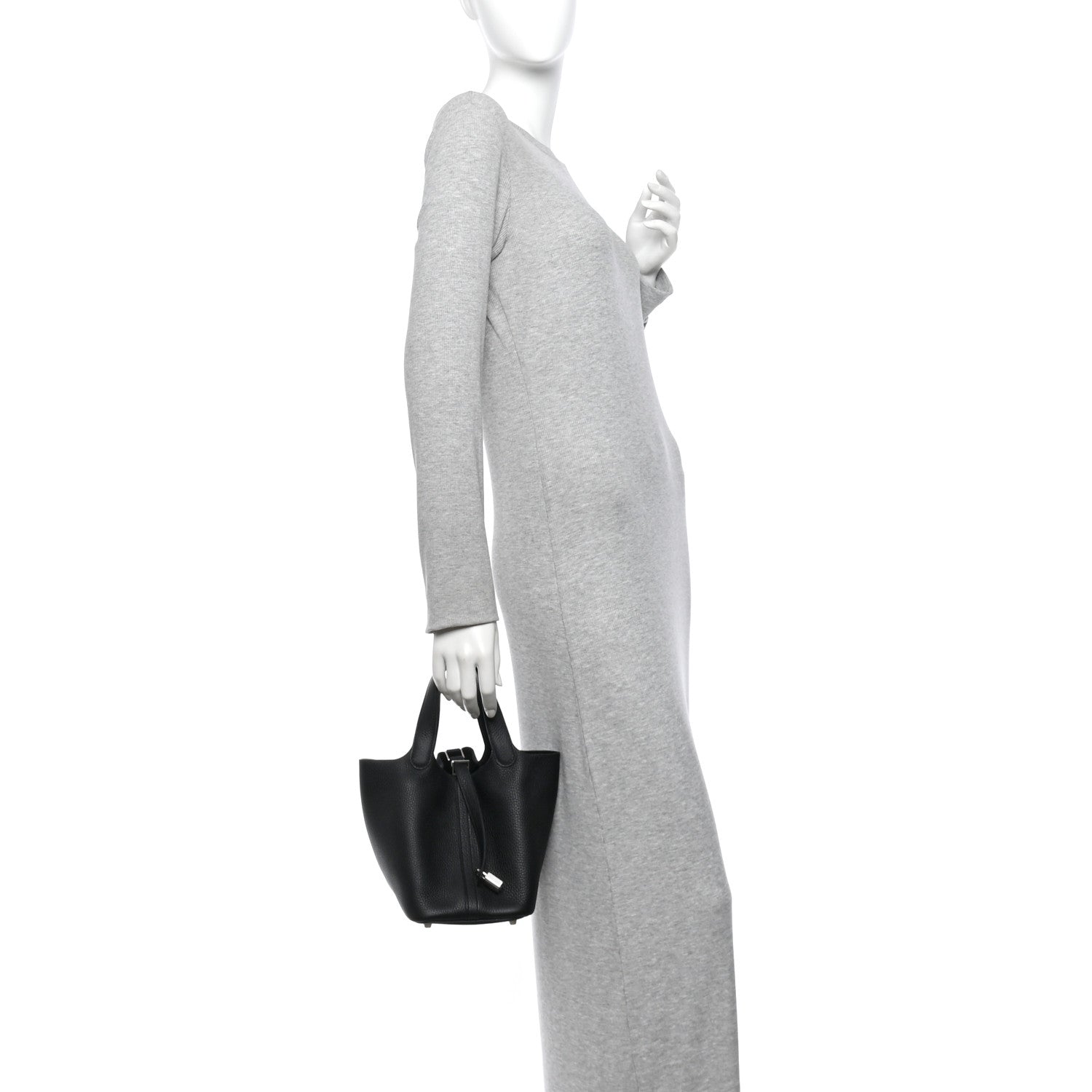 Hermes Taurillon Clemence Picotin Lock 18 PM Black 2 of 13