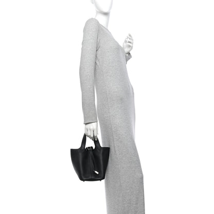 Hermes Taurillon Clemence Picotin Lock 18 PM Black 2 of 13