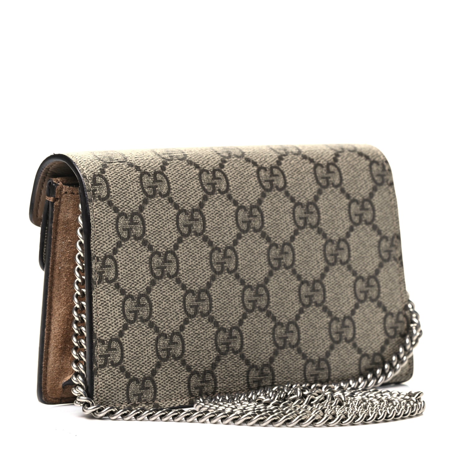 GG Supreme Monogram Super Mini Dionysus Shoulder Bag Taupe