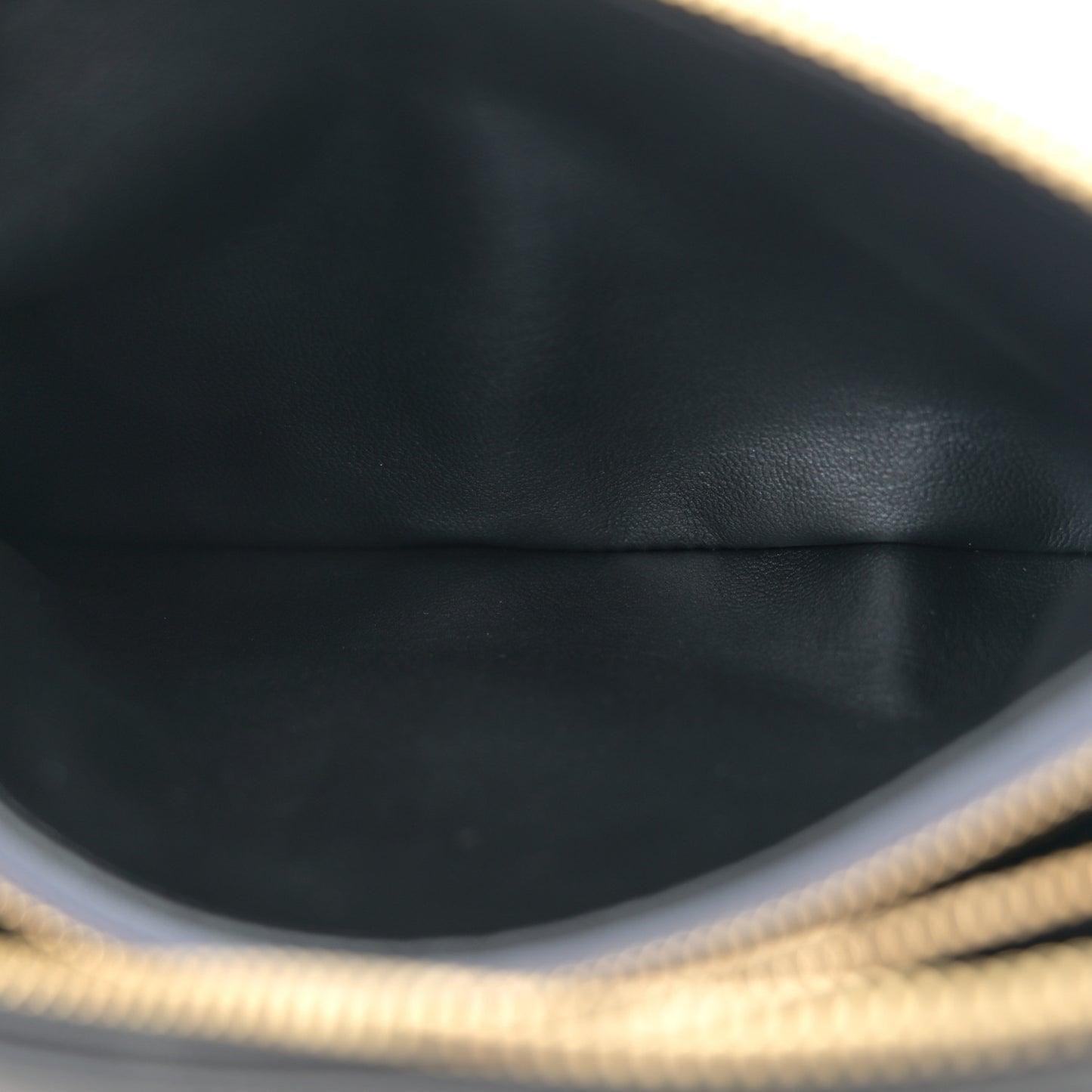 Lambskin Swarovski Crysta Embossed Monogram Coussin BB Black