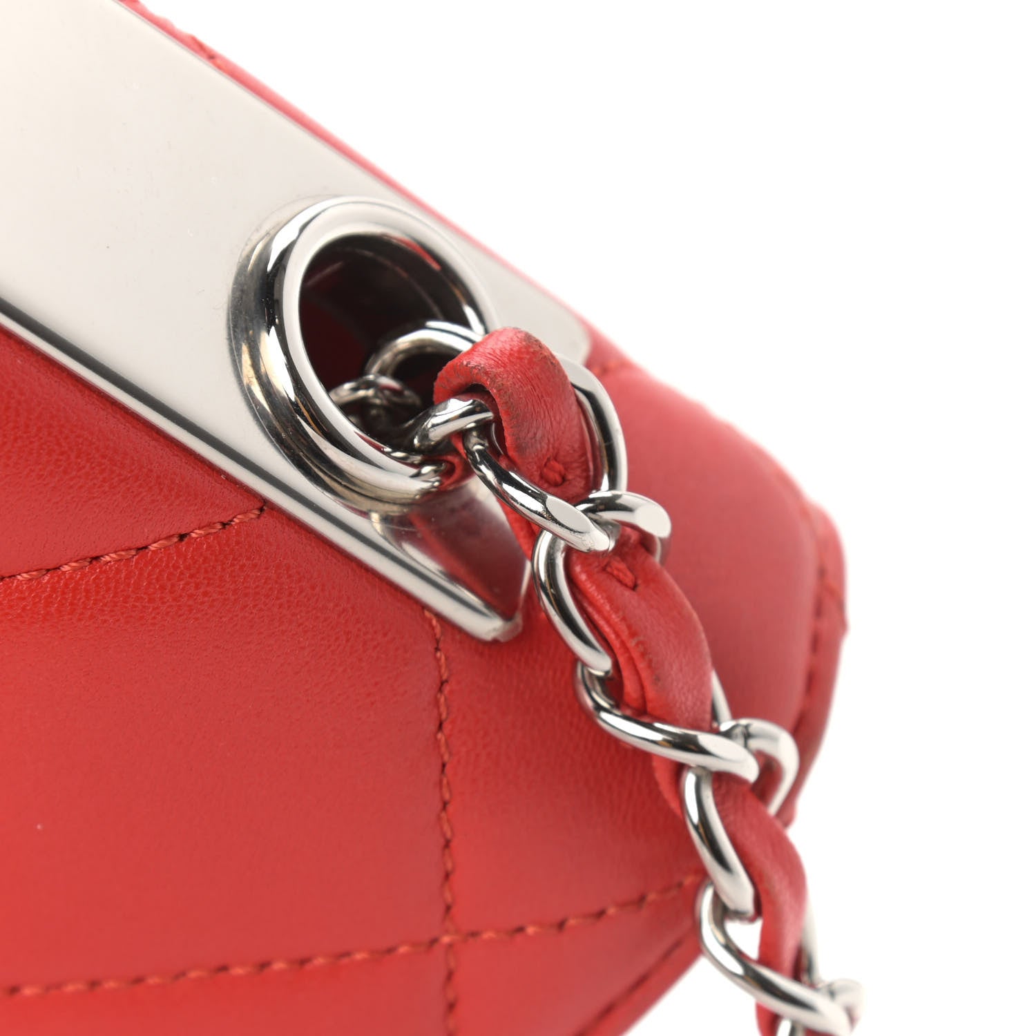 Chanel Lambskin Quilted Medium Trendy CC Flap Red 12 of 18