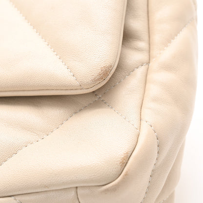 Chanel Goatskin Quilted Medium Chanel 19 Flap Beige 11 of 13