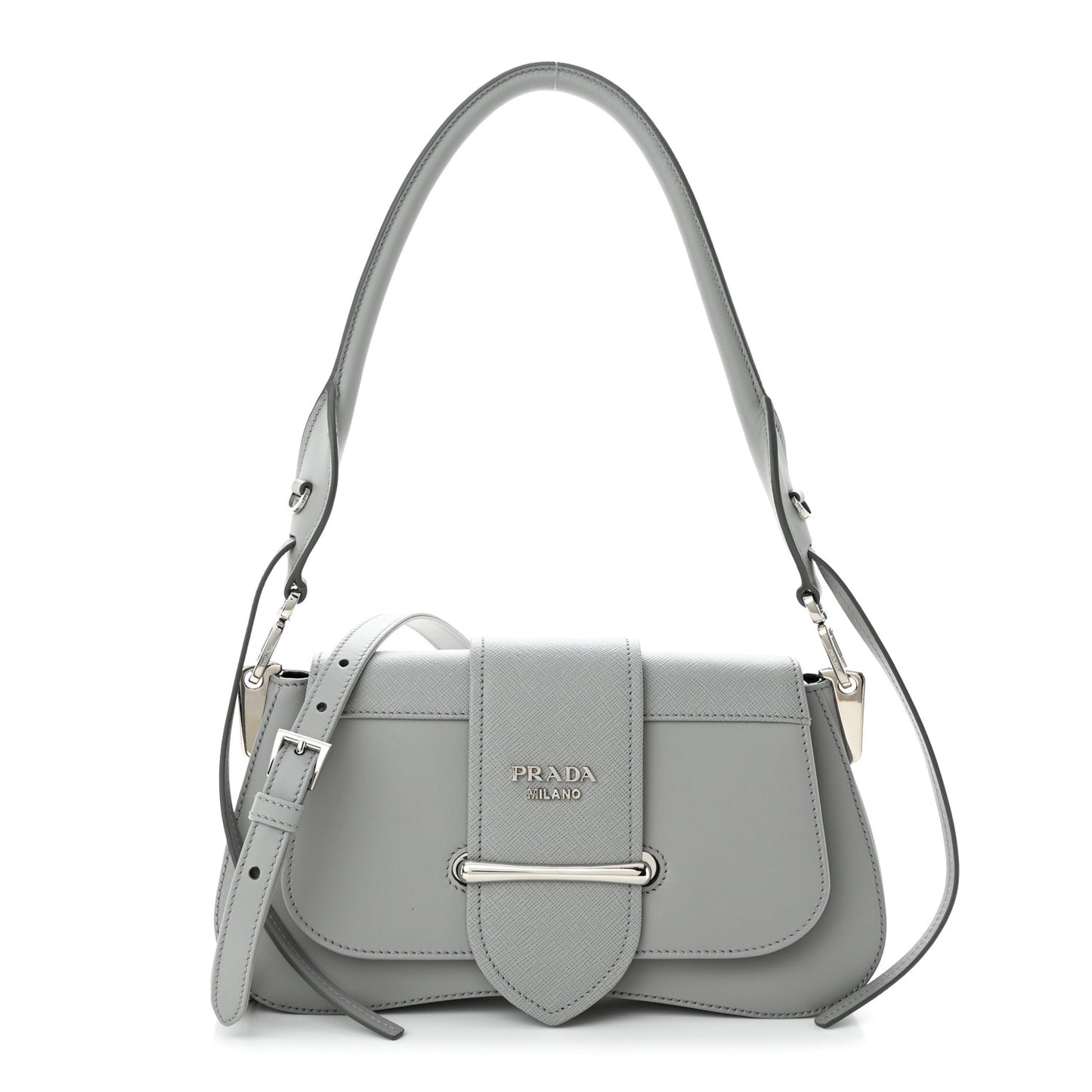City Calfskin Saffiano Mini Sidonie Shoulder Bag Marmo