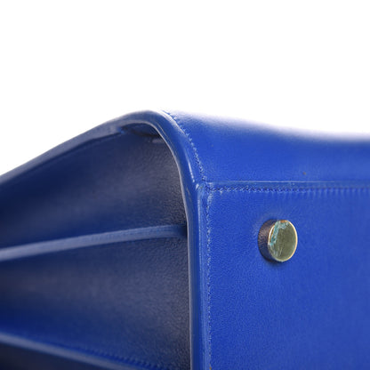 Saint Laurent Calfskin Small Sac De Jour Blue Majorelle 12 of 16