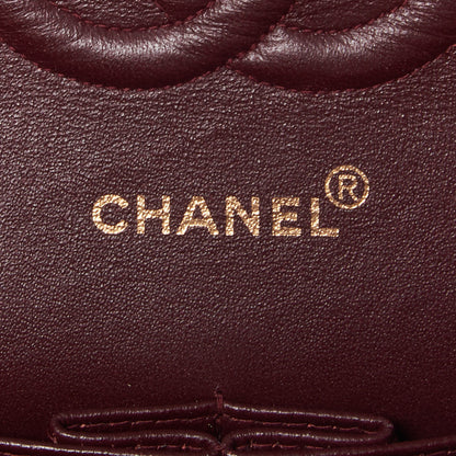 Chanel Lambskin Quilted Medium Double Flap Black 8 of 9