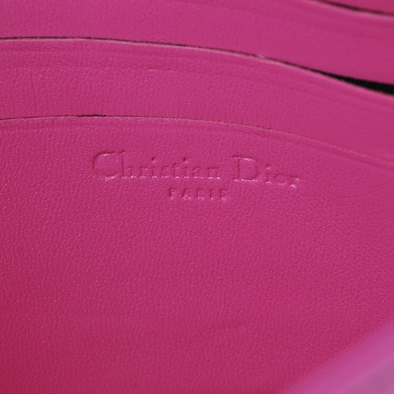 Christian Dior Lambskin Cannage New Lock Pouch Rose Sorbet 5 of 9
