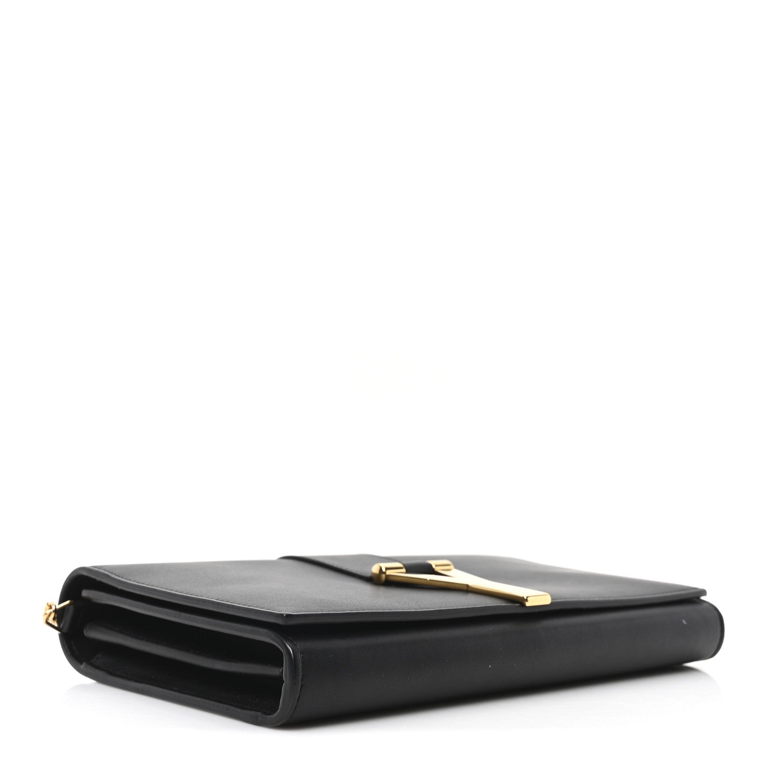 Saint Laurent Calfskin Classic Y Ligne Chain Wallet Black 4 of 10