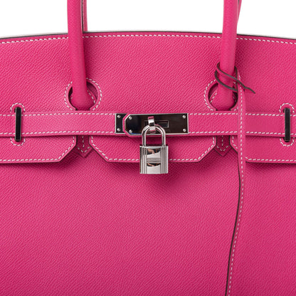 Hermes Epsom Birkin 35 Rose Tyrien 10 of 10