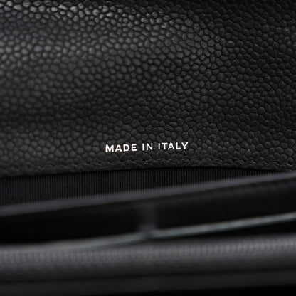 Chanel Iridescent Caviar Quilted Large Flap Wallet Black 7 of 9