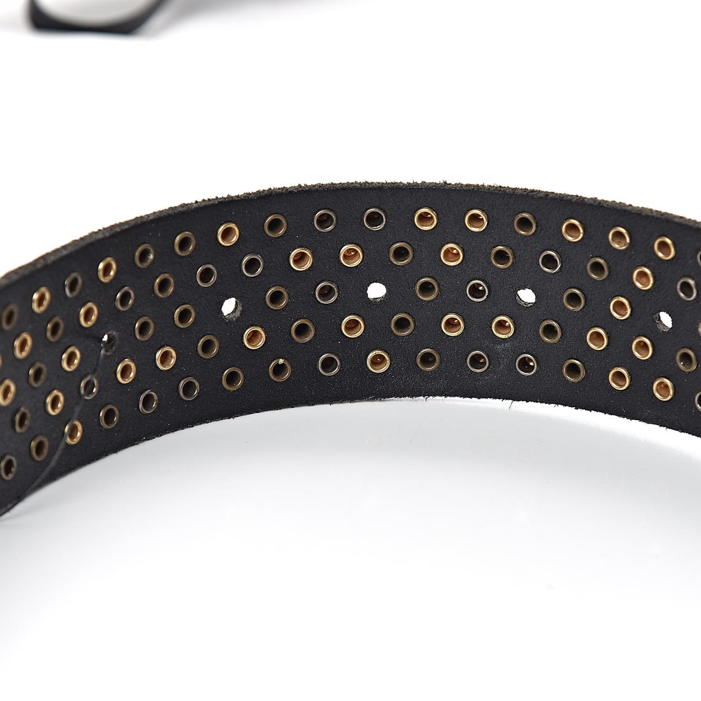 Calfskin Studded Feline Belt 105 42 Black