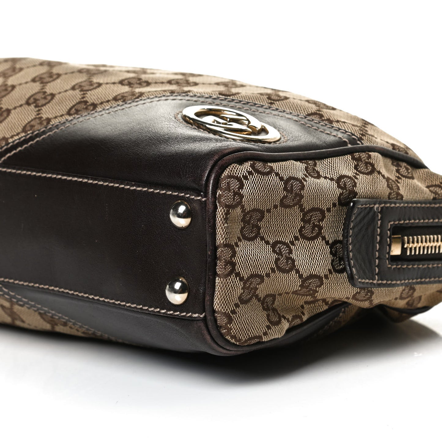 Monogram New Britt Medium Boston Dark Brown