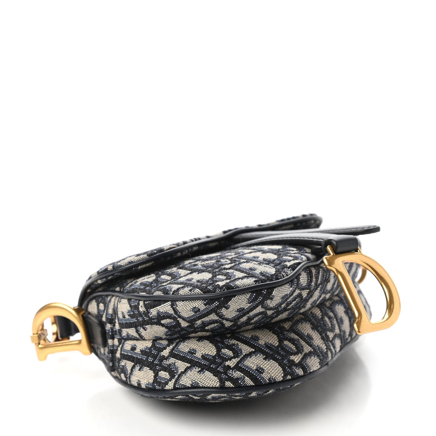 Oblique Mini Saddle Bag Blue