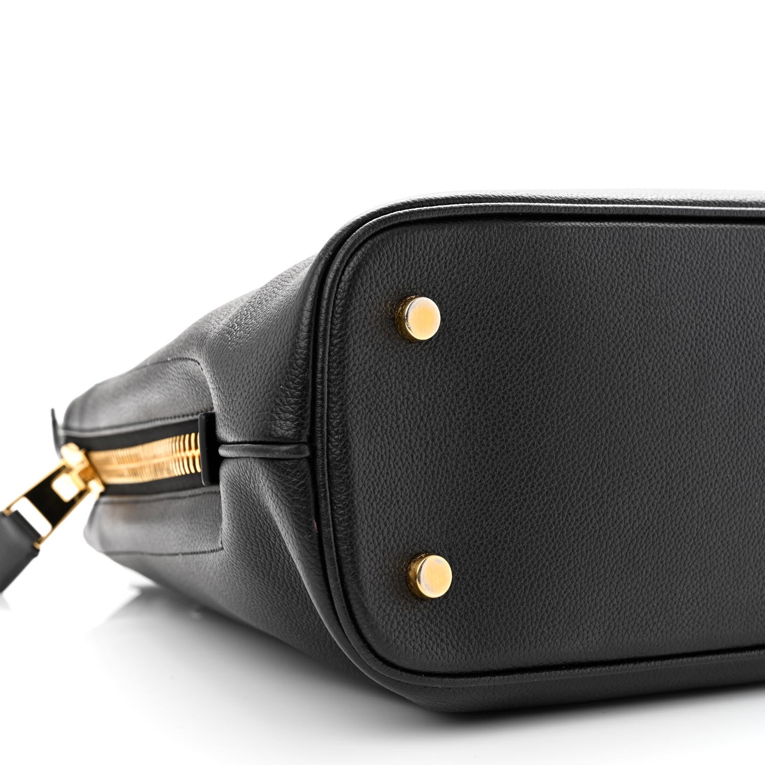 Tom Ford Pebbled Calfskin Medium Jennifer Zip Tote Black 8 of 13