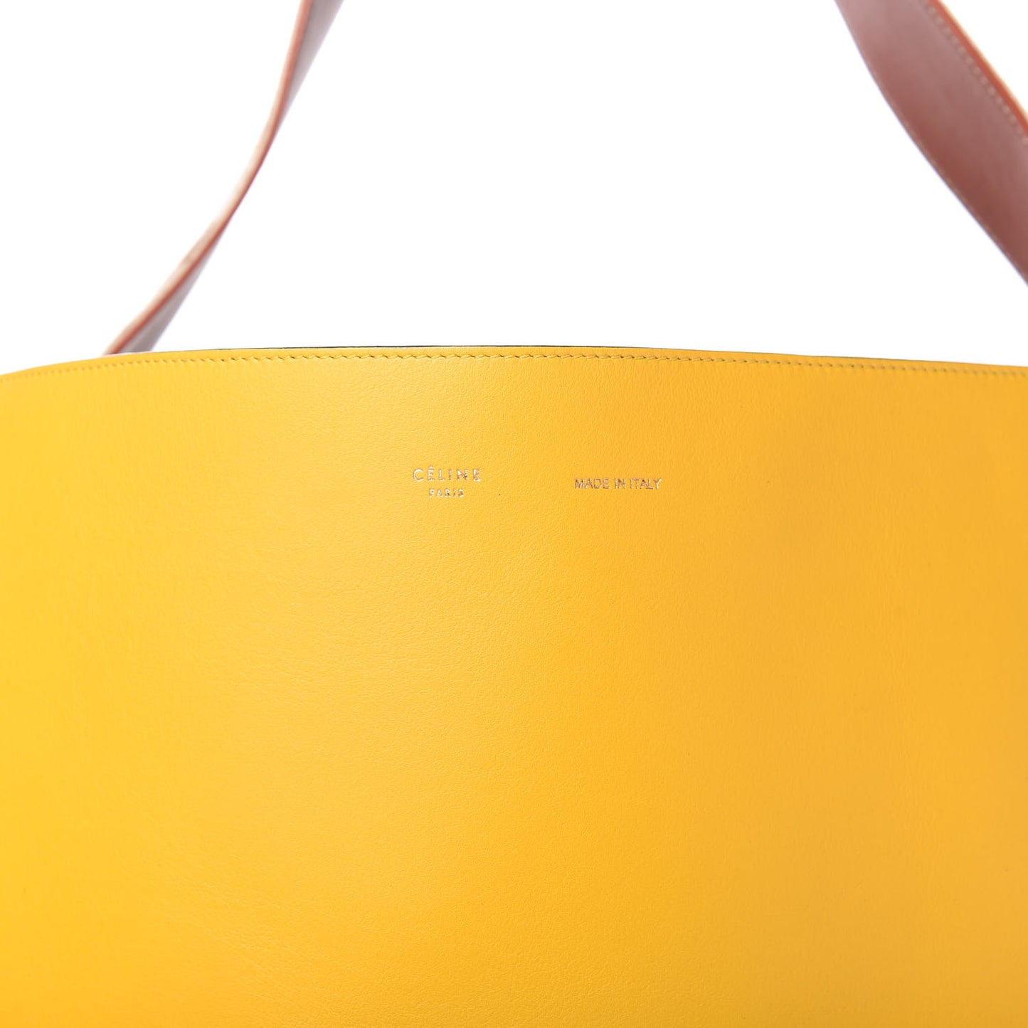 Shiny Smooth Calfskin Zebra Printed Oversized Twisted Cabas Sunflower Light Ruby