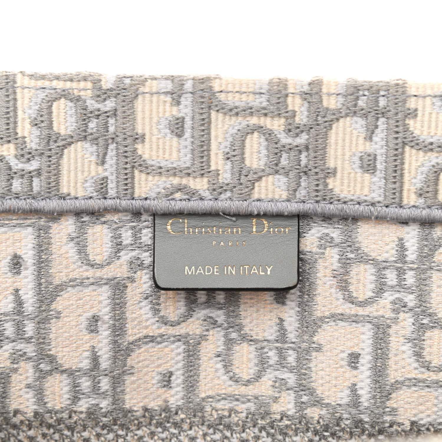 Christian Dior Oblique Medium Book Tote Grey 6 of 12