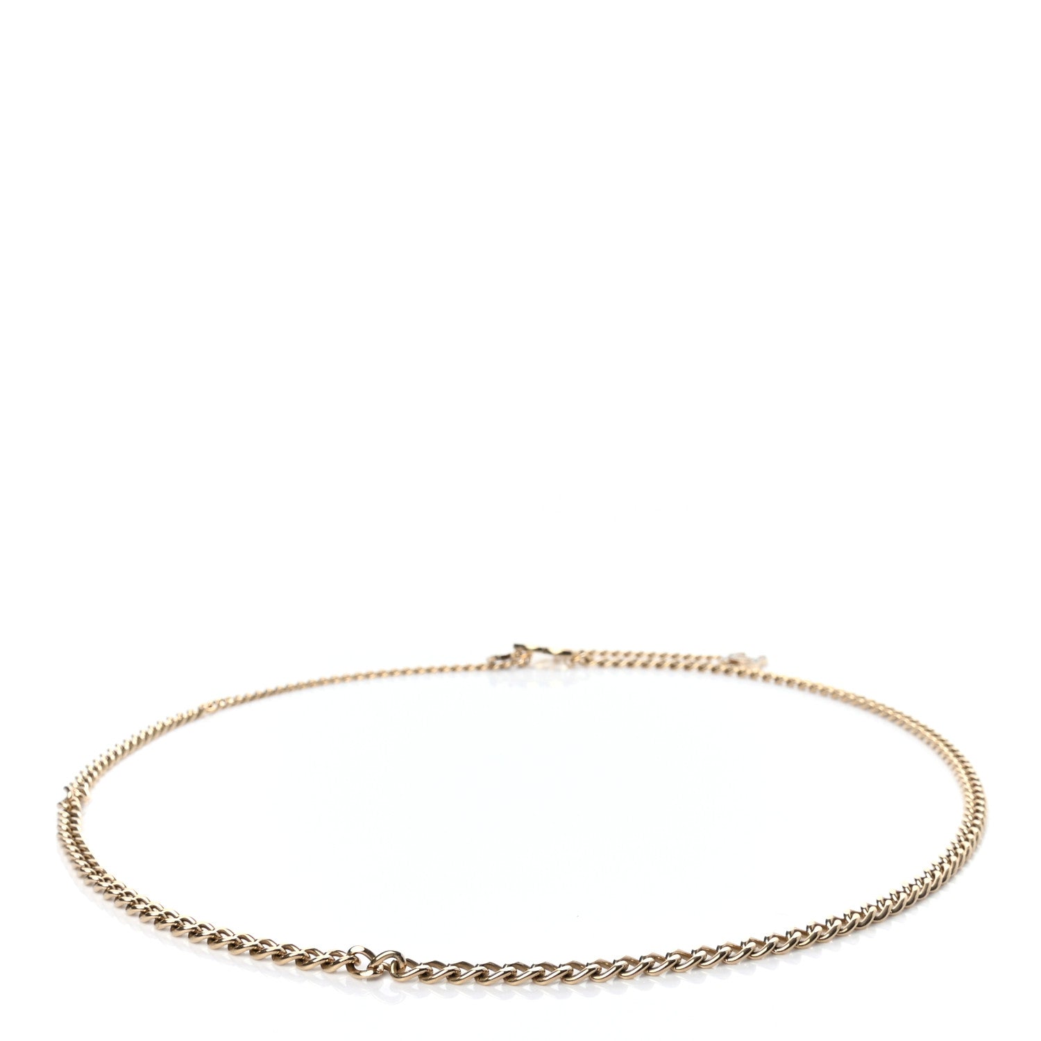 Chanel Enamel CC Chain Logo Belt Gold Black 2 of 5