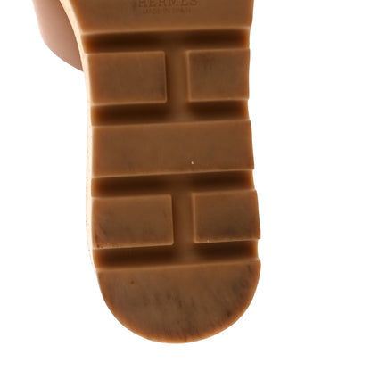 Hermes Calfskin Eze 30 Sandals 38 Naturel 11 of 13