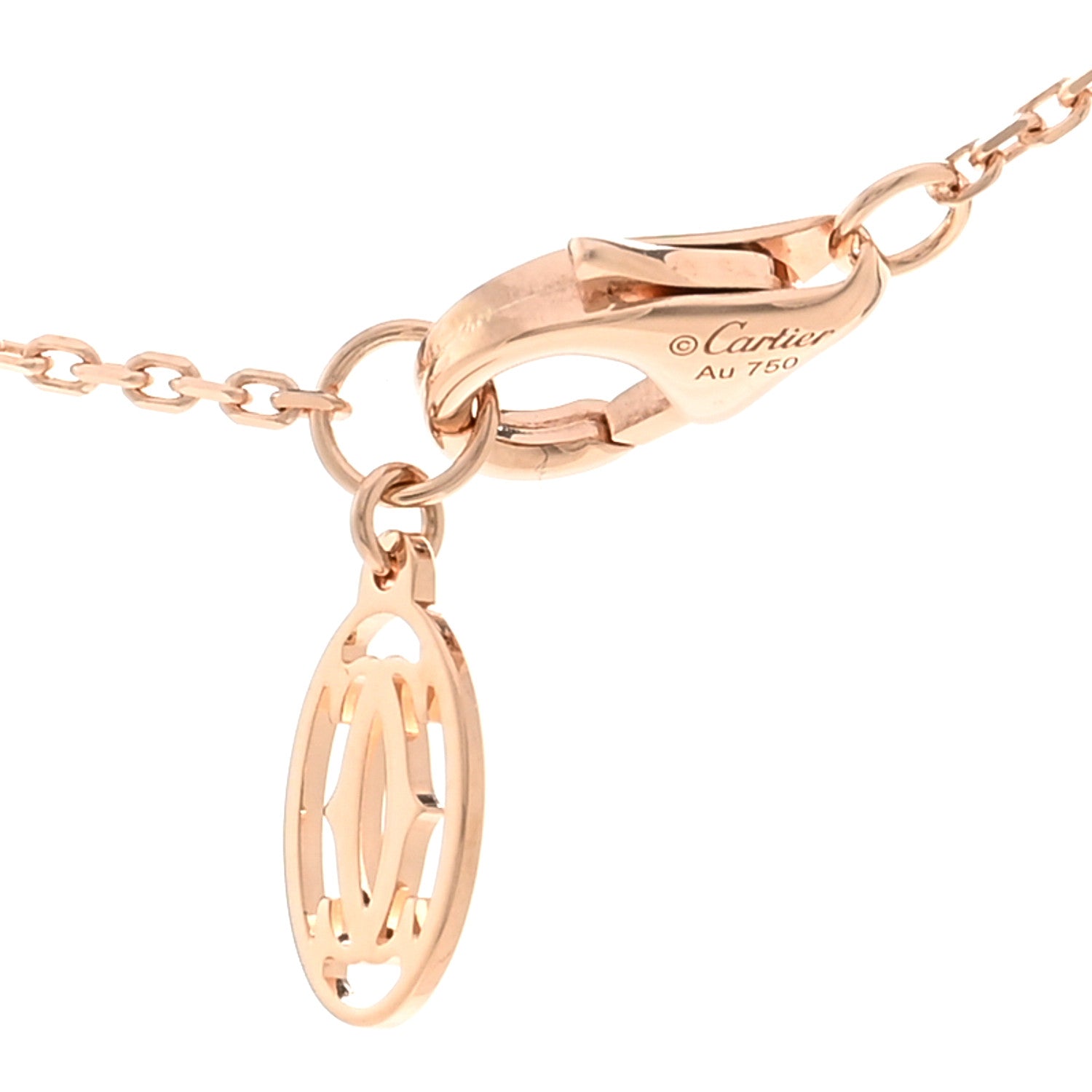 Cartier 18K Pink Gold Diamond XS D'Amour Pendant Necklace 4 of 5