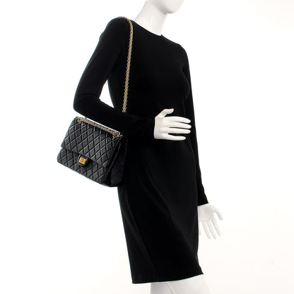 Chanel Aged Calfskin Quilted 2.55 Reissue 226 Flap Black 2 of 9