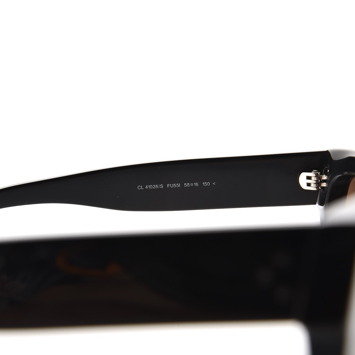 Celine Shadow Sunglasses CL 41026/S Black Havana 6 of 7