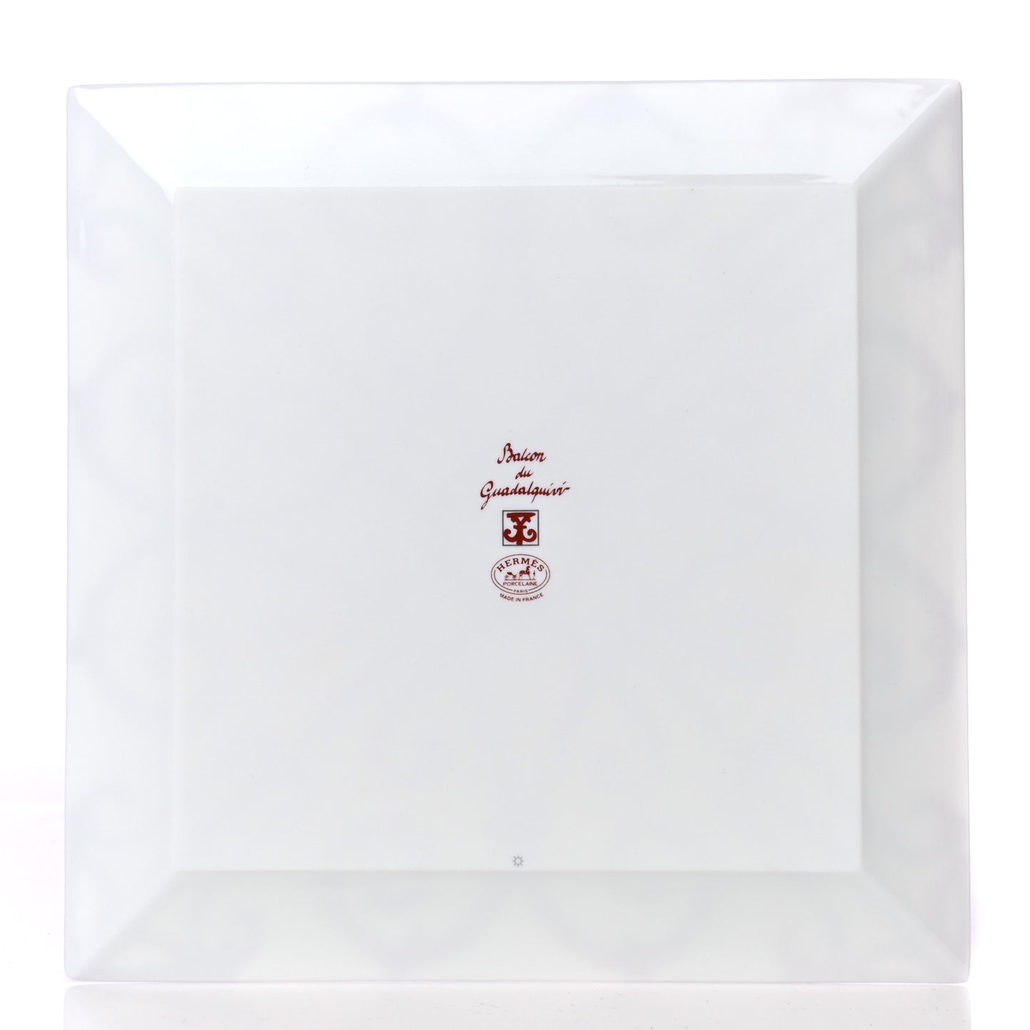 Porcelain Balcon du Guadalquivir Square Plate