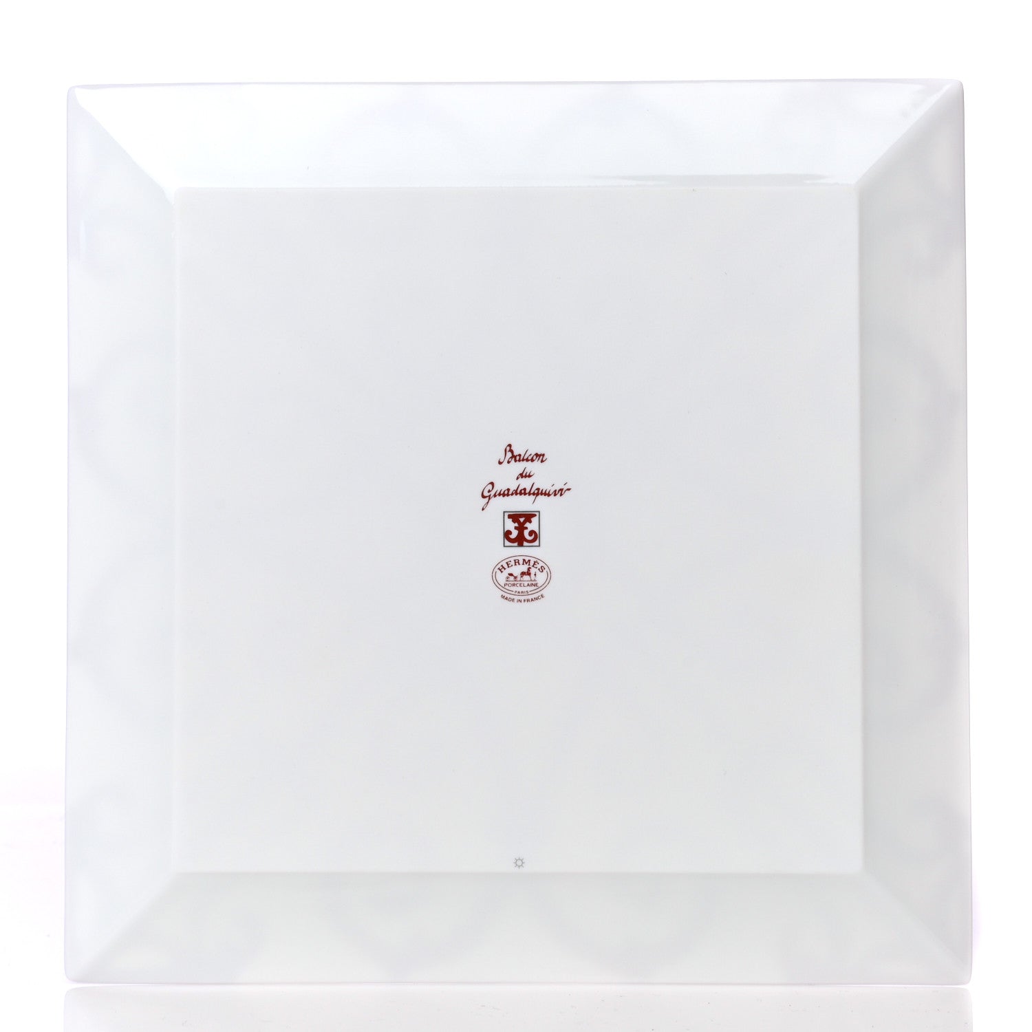 Hermes Porcelain Balcon du Guadalquivir Square Plate 2 of 3