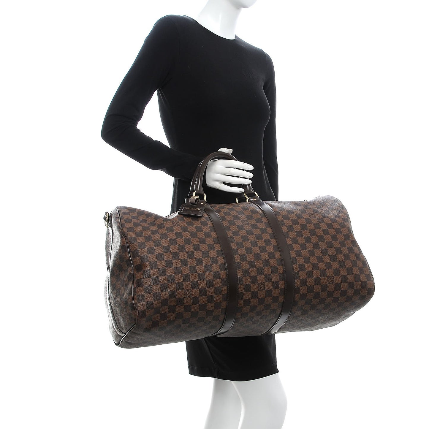 Damier Ebene Keepall Bandouliere 55