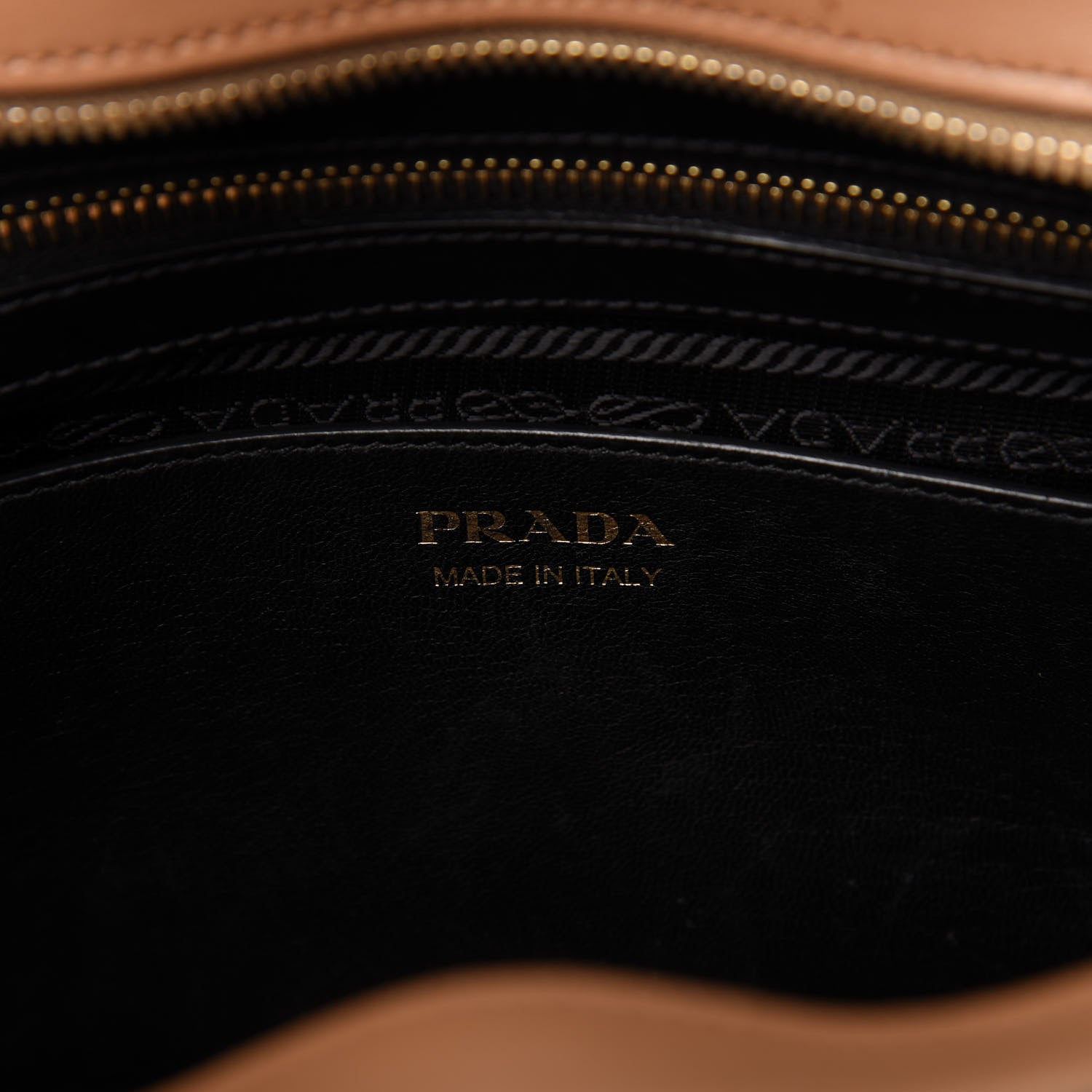 Prada City Calf Saffiano Medium Esplanade Tote Caramel Papaya 8 of 15