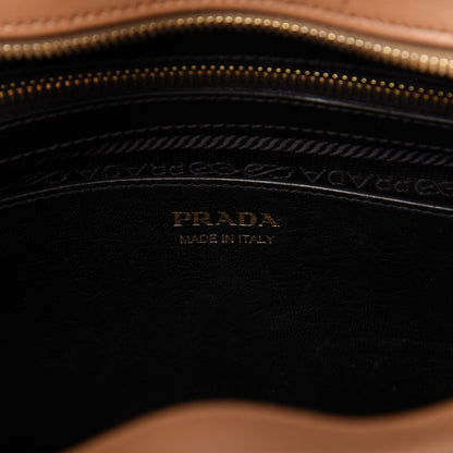Prada City Calf Saffiano Medium Esplanade Tote Caramel Papaya 8 of 15