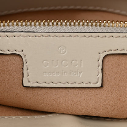 Gucci Boarded Dyana Lux Calfskin Small Jackie 1961 Hobo Mystic White 6 of 10