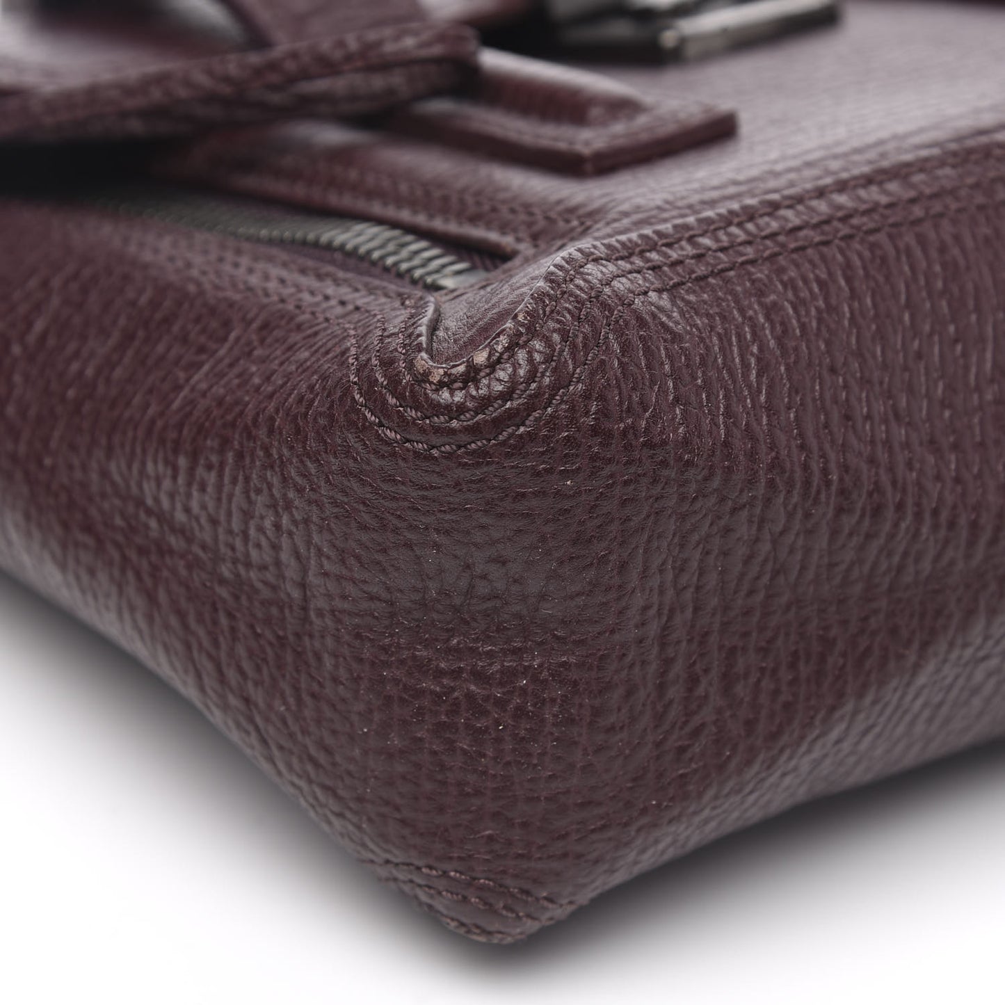 3.1 Textured Calfskin Mini Pashli Satchel Burgundy