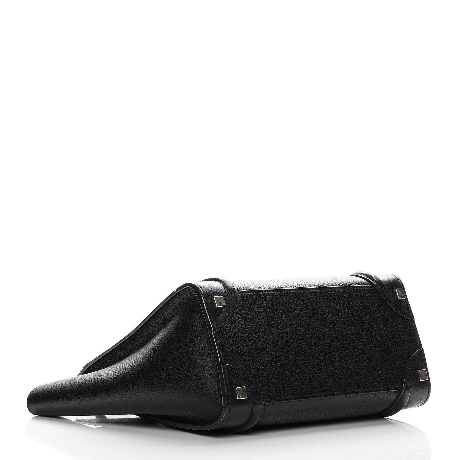 Celine Drummed Calfskin Micro Luggage Black 4 of 16